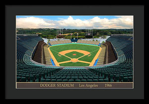 Dodger Stadium 1966 - Framed Print