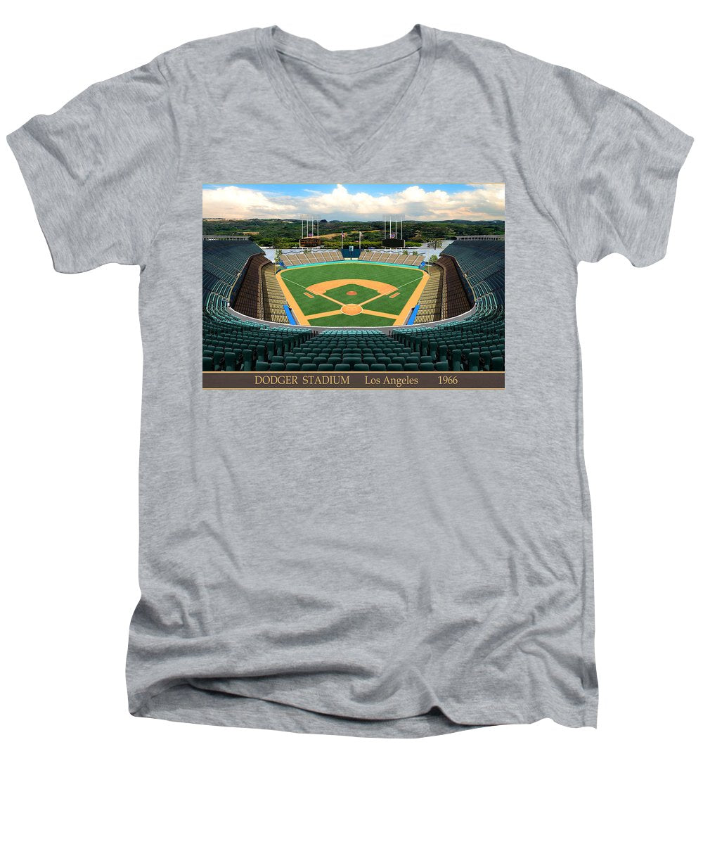 Dodger Stadium 1966 - Men's V-Neck T-Shirt