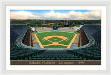 Load image into Gallery viewer, Dodger Stadium 1966 - Framed Print
