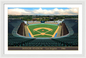 Dodger Stadium 1966 - Framed Print