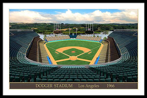 Dodger Stadium 1966 - Framed Print