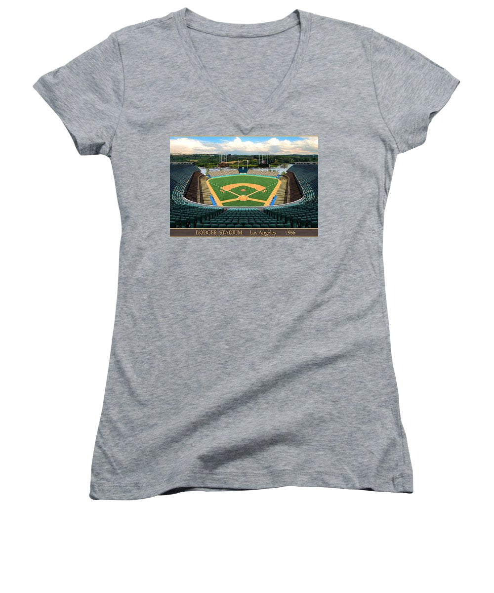 Dodger Stadium 1966 - Women's V-Neck