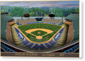 Dodger Stadium 2017 - Canvas Print