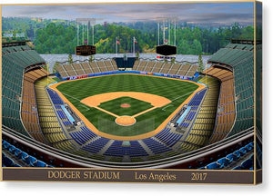 Dodger Stadium 2017 - Canvas Print