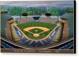 Dodger Stadium 2017 - Canvas Print