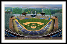 Load image into Gallery viewer, Dodger Stadium 2017 - Framed Print
