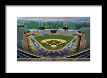 Load image into Gallery viewer, Dodger Stadium 2017 - Framed Print
