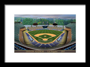 Dodger Stadium 2017 - Framed Print