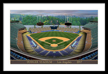 Load image into Gallery viewer, Dodger Stadium 2017 - Framed Print
