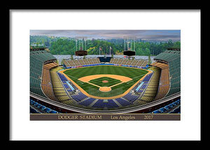 Dodger Stadium 2017 - Framed Print