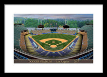 Load image into Gallery viewer, Dodger Stadium 2017 - Framed Print
