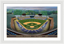 Load image into Gallery viewer, Dodger Stadium 2017 - Framed Print
