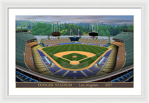 Dodger Stadium 2017 - Framed Print