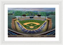 Load image into Gallery viewer, Dodger Stadium 2017 - Framed Print
