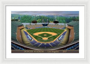 Dodger Stadium 2017 - Framed Print