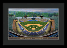 Load image into Gallery viewer, Dodger Stadium 2017 - Framed Print
