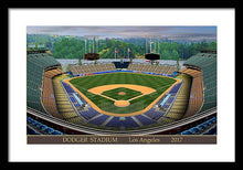 Load image into Gallery viewer, Dodger Stadium 2017 - Framed Print
