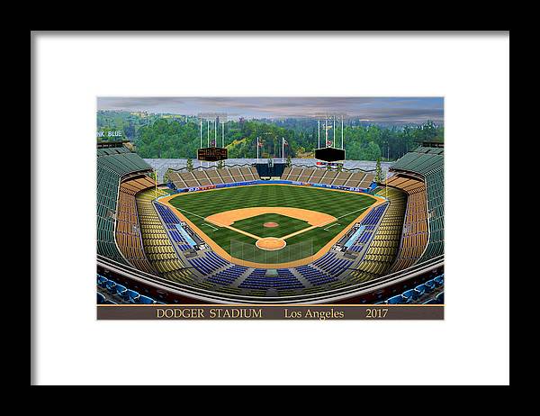 Dodger Stadium 2017 - Framed Print