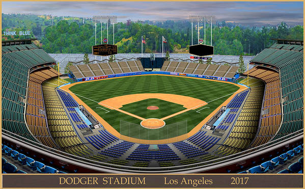 Dodger Stadium 2017 - Art Print