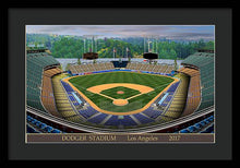 Load image into Gallery viewer, Dodger Stadium 2017 - Framed Print
