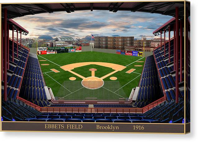 Ebbets Field 1916 - Canvas Print