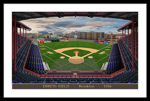 Ebbets Field 1916 - Framed Print