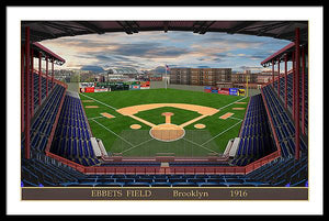 Ebbets Field 1916 - Framed Print