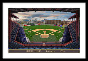 Ebbets Field 1916 - Framed Print