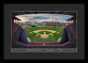 Ebbets Field 1916 - Framed Print