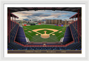 Ebbets Field 1916 - Framed Print