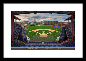 Ebbets Field 1916 - Framed Print