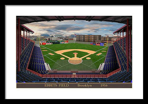 Ebbets Field 1916 - Framed Print