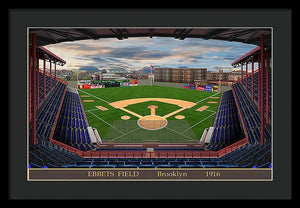 Ebbets Field 1916 - Framed Print