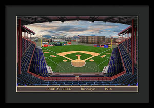 Ebbets Field 1916 - Framed Print