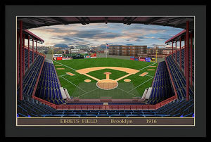 Ebbets Field 1916 - Framed Print