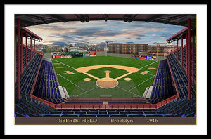 Ebbets Field 1916 - Framed Print