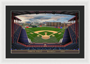 Ebbets Field 1916 - Framed Print