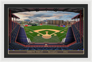 Ebbets Field 1916 - Framed Print