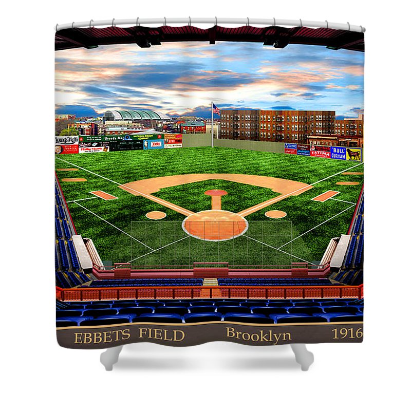 Ebbets Field 1916 - Shower Curtain