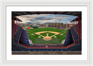 Ebbets Field 1916 - Framed Print