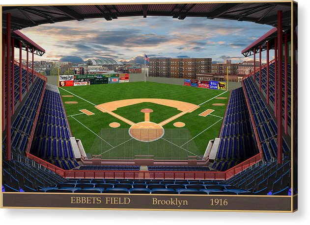 Ebbets Field 1916 - Acrylic Print