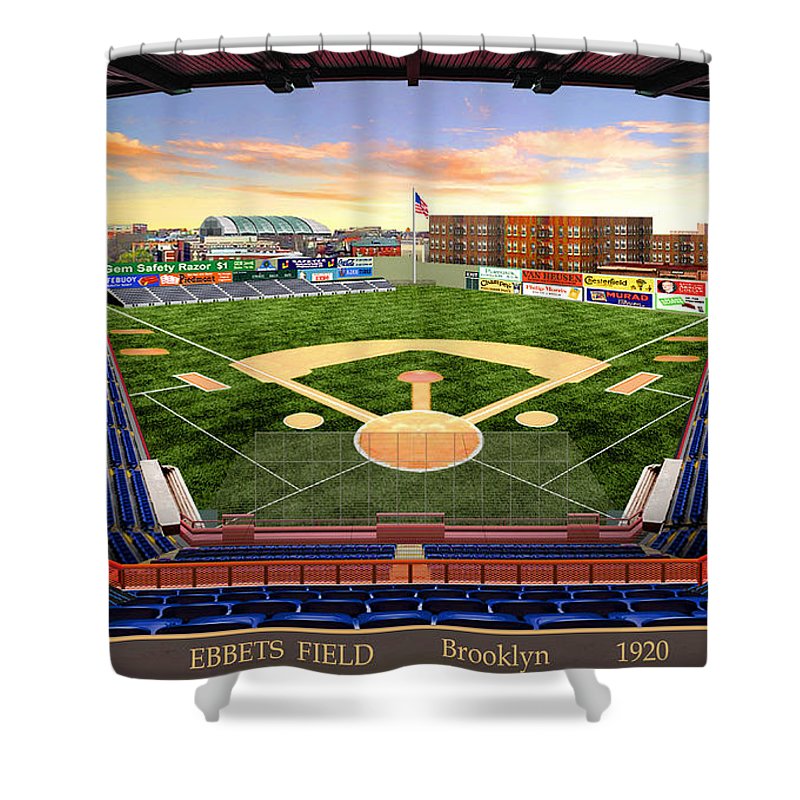 Ebbets Field 1920 - Shower Curtain