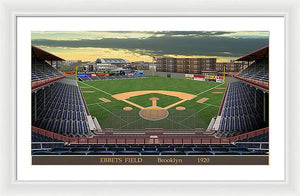 Ebbets Field 1920 - Framed Print