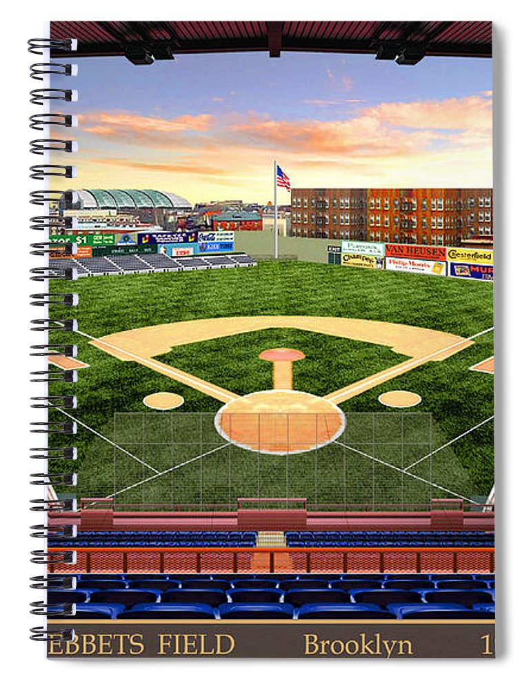 Ebbets Field 1920 - Spiral Notebook