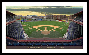 Ebbets Field 1920 - Framed Print