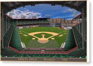 Ebbets Field 1941 - Canvas Print