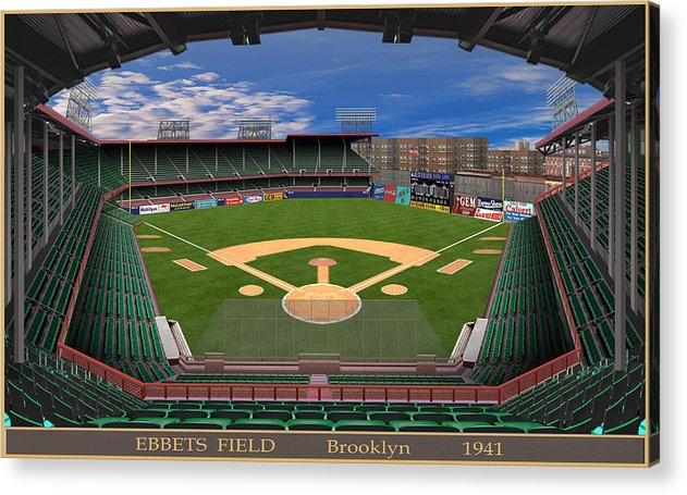 Ebbets Field 1941 - Acrylic Print