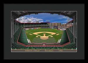 Ebbets Field 1941 - Framed Print