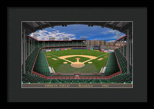 Ebbets Field 1941 - Framed Print