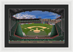 Ebbets Field 1941 - Framed Print